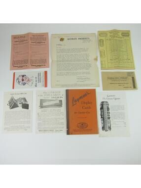 Layman's Spencer Indiana Lot of Letter Catalog Brochure & Flyers Vintage 1938